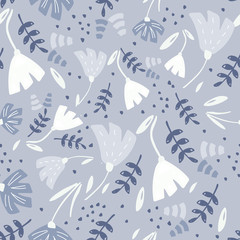 Fototapeta premium Seamless pattern with floral