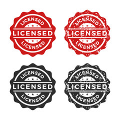 Licensed Stamp