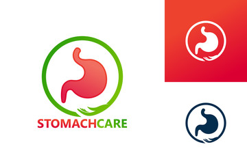 Fototapeta premium Stomach Care Logo Template Design Vector, Emblem, Design Concept, Creative Symbol, Icon