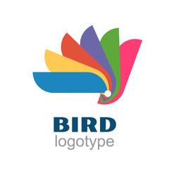 Bird in flight logo