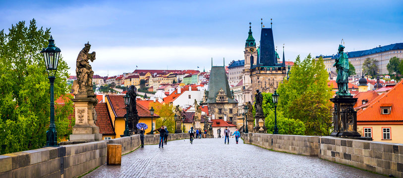 Fototapeta Prague is the capital of the Czech Republic, the European state. Historical sights.
