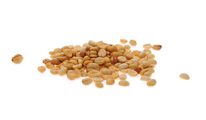 fresh Coffee beans on white background