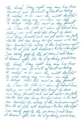 Undefined text english Handwritten letter Handwriting Calligraphy