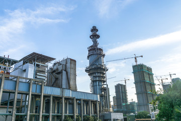 Fototapeta na wymiar factory plant or power station