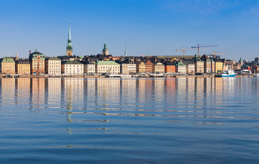 Cityscape of Stockholm. Gamla Stan