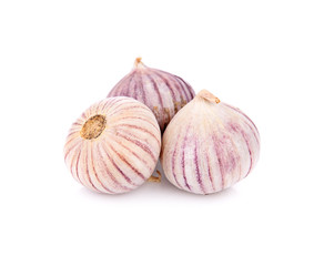 garlic isolated on white background
