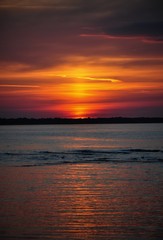 Fototapeta premium Magical sunset in Baltic sea