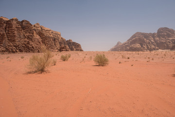 Fototapeta na wymiar Wadi Rum desert, Jordan