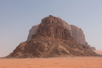 Scenic view of Wadi Rum desert, Jordan © salajean