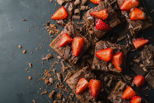 View From Above Tasty Chocolate Brownies