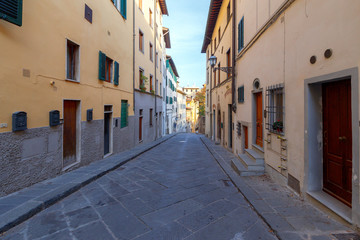 Fototapeta na wymiar Florence. An ancient medieval street.