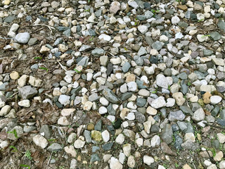 Small colorful stones texture
