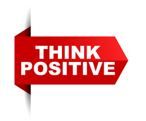 banner think positive