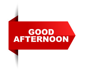 banner good afternoon