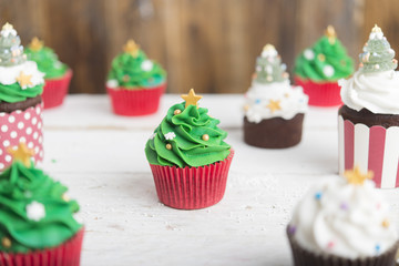 Christmas cupcake
