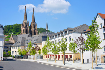 Marburg an der Lahn in Hessen mit Elisabethkirche