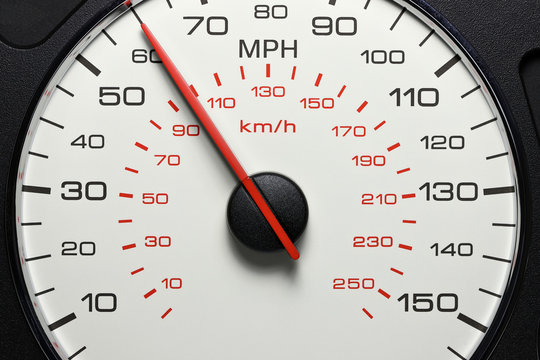 speedometer at 60 MPH