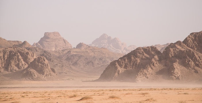 Landscape at Wadi Rum (Jordan)