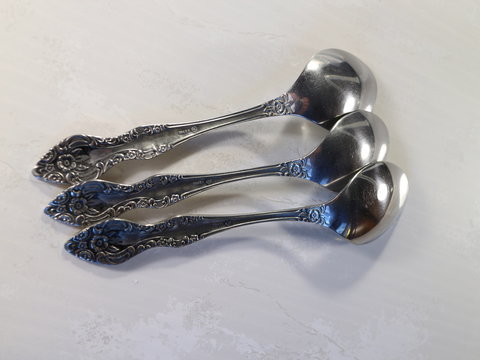 a few tablespoons on the table
