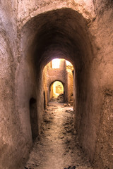Fototapeta na wymiar Ruins of Kharanaq near Yazd, Iran.