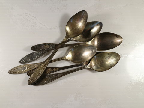 a few tablespoons on the table
