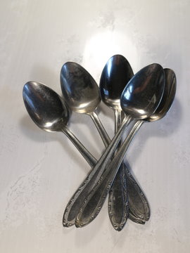 a few tablespoons on the table