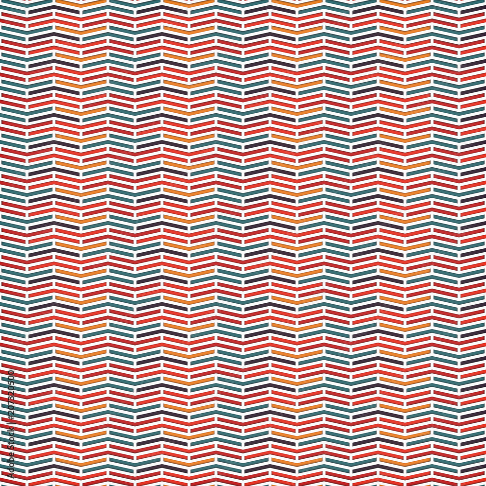 Aufkleber Multicolored abstract surface pattern. 3d rendering