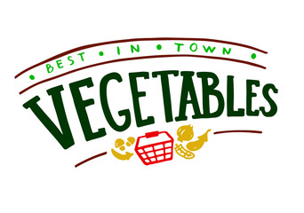 Hand drawn Vegetables best in Town