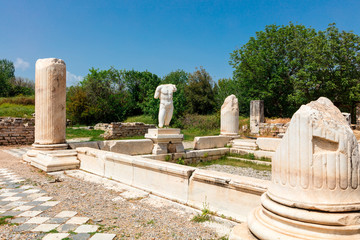 Fototapeta premium Archaeological site of Helenistic city of Aphrodisias in western Anatolia, Turkey.