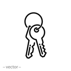 key line icon - vector illustration eps10