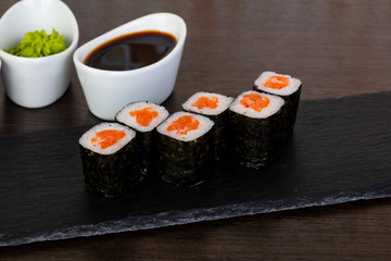 Appetizing fish roll