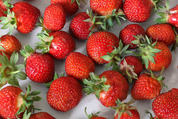 Strawberry. Background of strawberries.