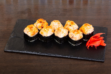 Delicious sushi roll