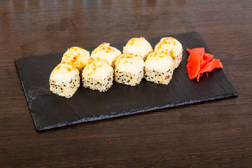 Delicious sushi roll