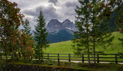 South Tyrolean landscape.