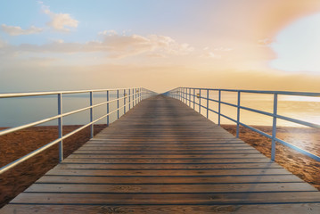 Bridge at sunrise