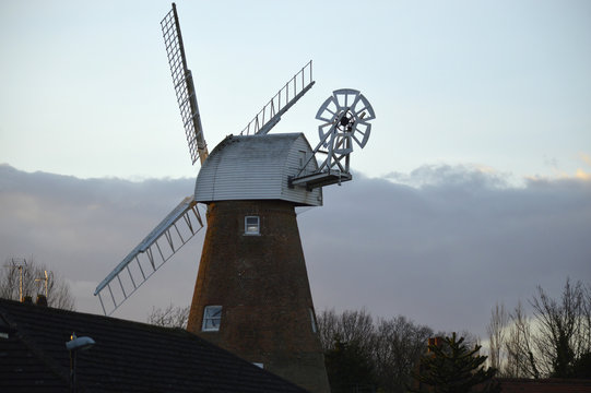 Traditional Windmill in the everning light