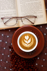after the rest of the coffee enjoying the seat read write  book reading break