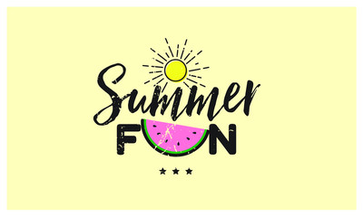 Summer fun watermelon