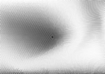 Abstract monochrome black radial dotted and gray diagonal gradiented background. Pop art retro texture for wallpaper, banner or presentation design