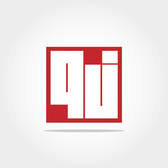 Initial Letter QJ  Logo Template Vector Design