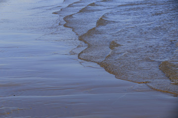 Sea waves, closeup shots