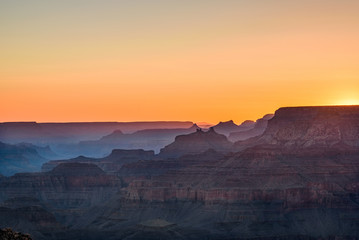 Naklejka na ściany i meble Grand Canyon Sunset