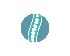 Obraz premium Spine diagnostics symbol logo template