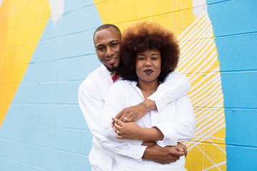 Portrait of young couple