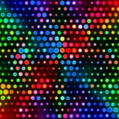 Obraz premium Bright Romantic Spotlight Lights Background - Disco Party LED Projector Light Design 