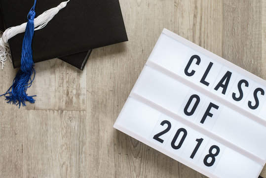 Class of 2018 Diploma and Graduation Cap