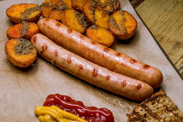 Turkey sausage with potatoes