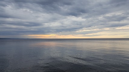 Fototapeta premium Sunset on the lake