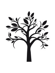 blätter wald baum winter herbst äste kahl pflanze natur design cool clipart